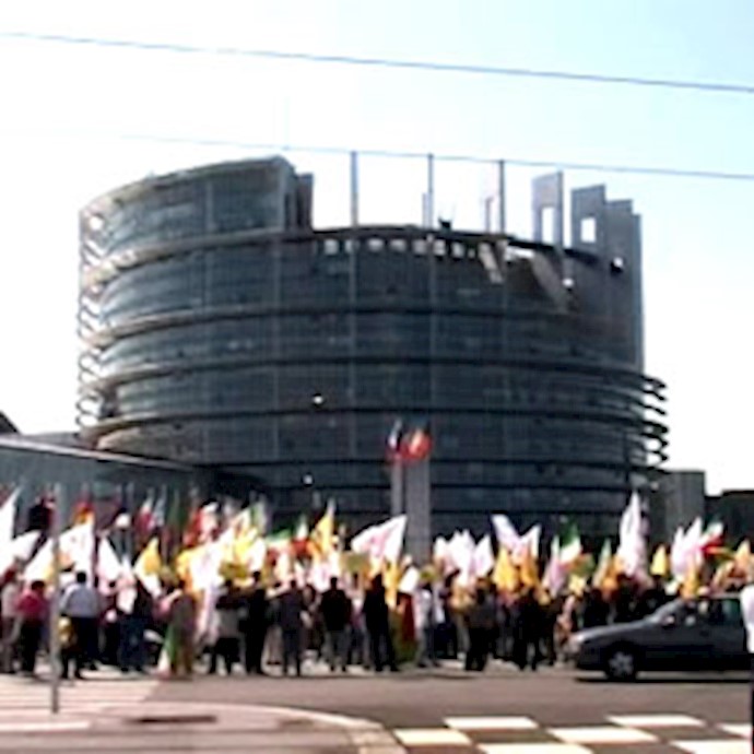 Iranian demonstrators insisted on immediate removal of PMOI from EU terror list