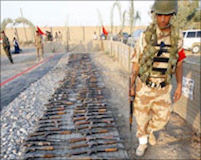 US Army discovered a great amount of Iran made arms in Sadr City