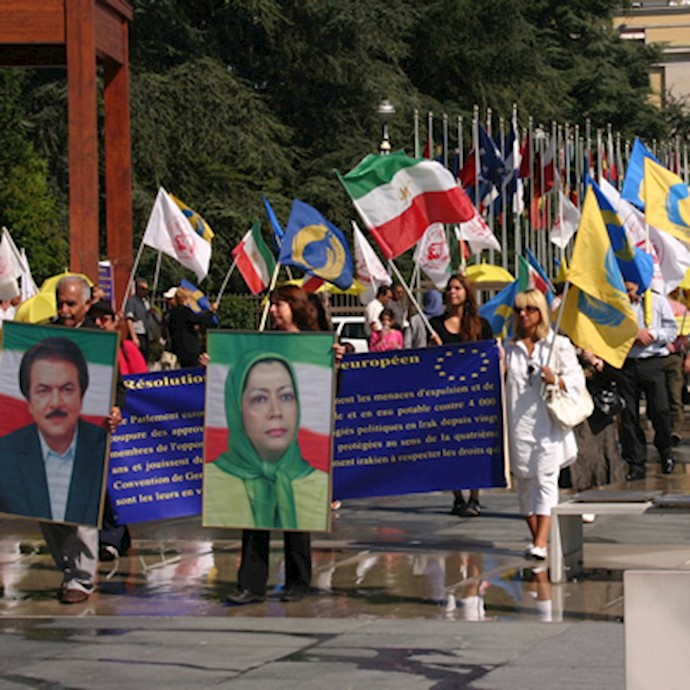 Geneva sit-in in defense of Ashraf continues on its 22nd day