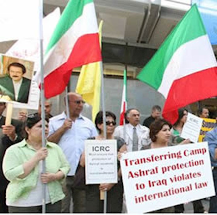 Second week of Iranians’ sit-in in Geneva for protection of Ashraf residents