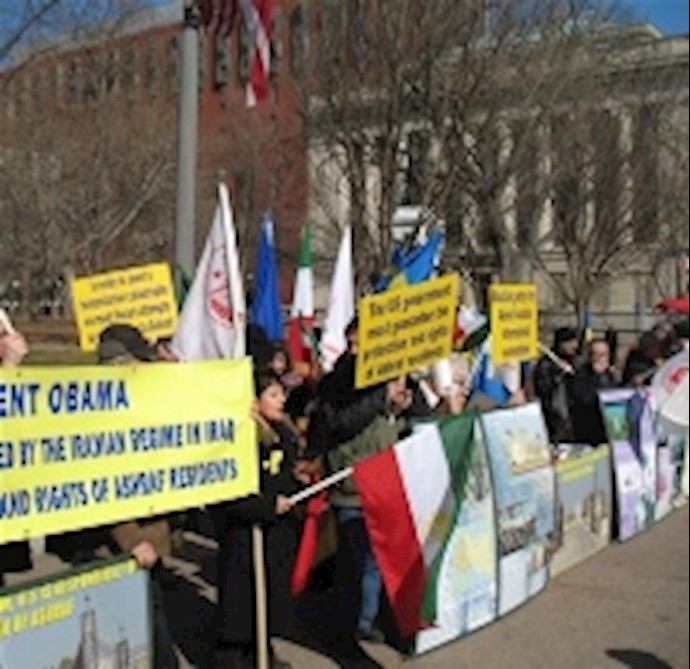9th week of worldwide demonstration for ending Ashraf siege