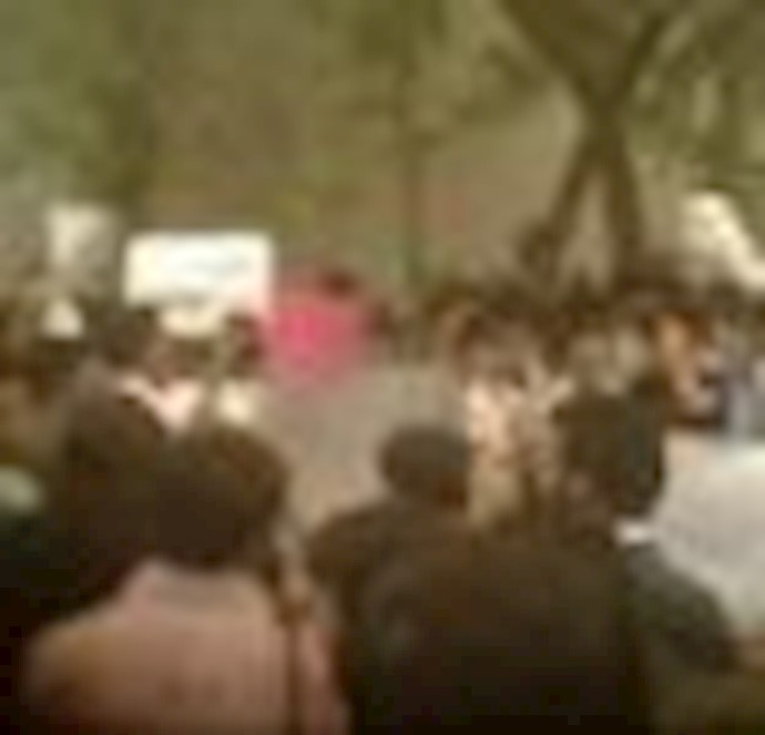 Tehran University students demonstrate to protest regime’s suppressive measures