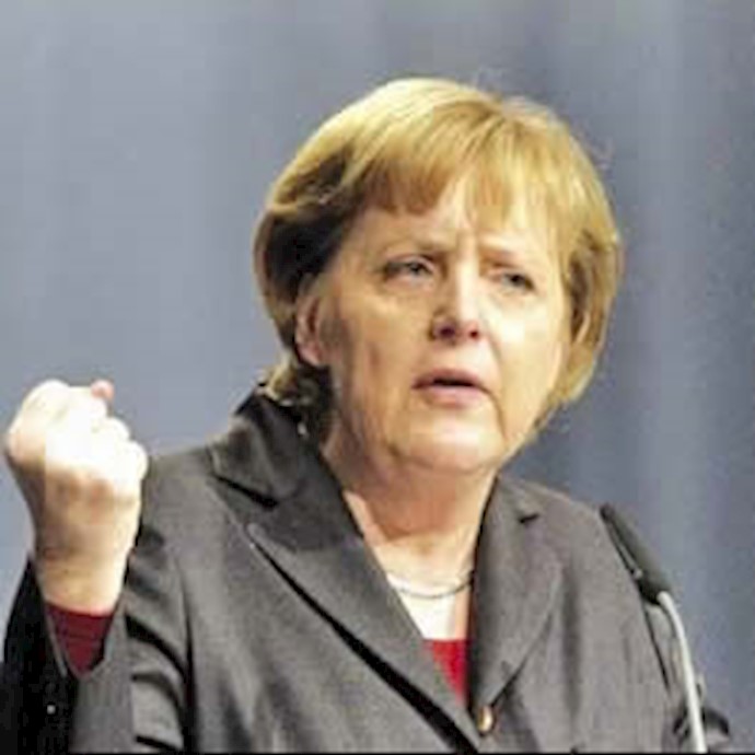 Merkel likens Iran to repressive East Germany