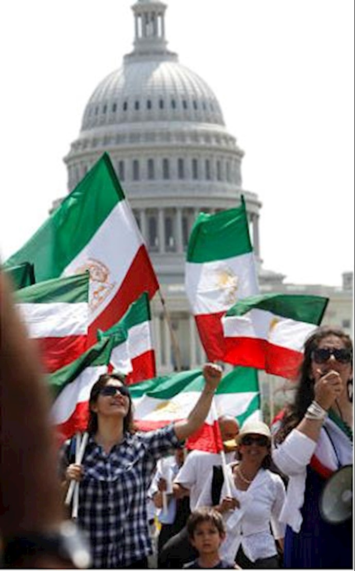 Iranian-Americans rally in front of White House