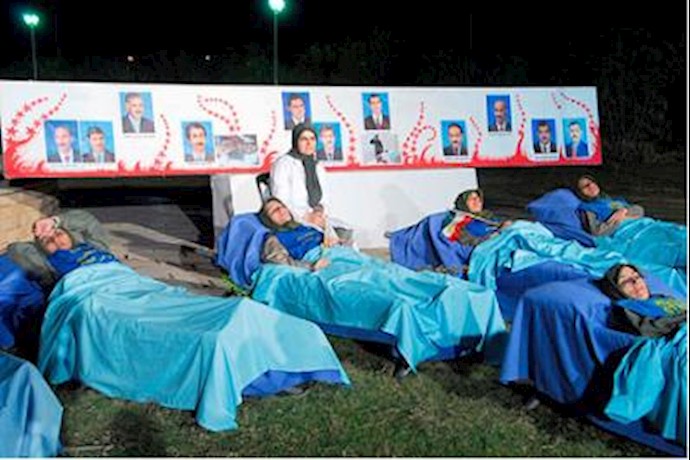 Women from Camp Ashraf go on a hunger strike