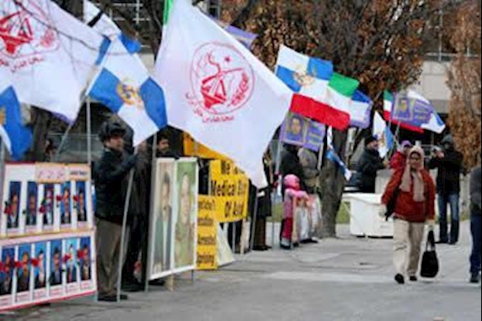 International campaign in support of PMOI in Ashraf – Demonstration in Toronto