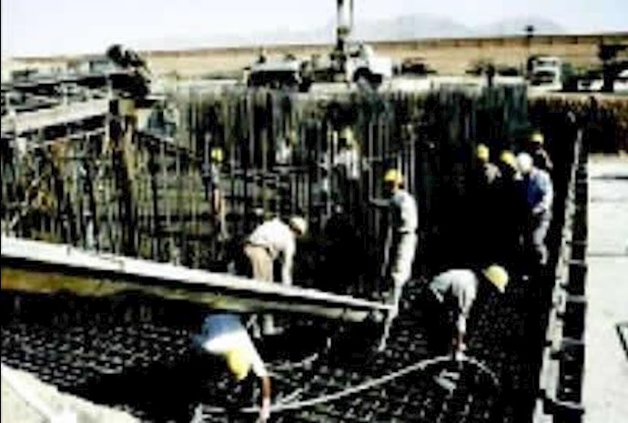 Laid-off workers of the “Betone Asseh Road Construction” company stage protest