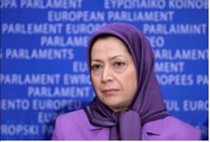 Maryam Rajavi, leader of the Iranian opposition, attends a meeting at the European Parliament