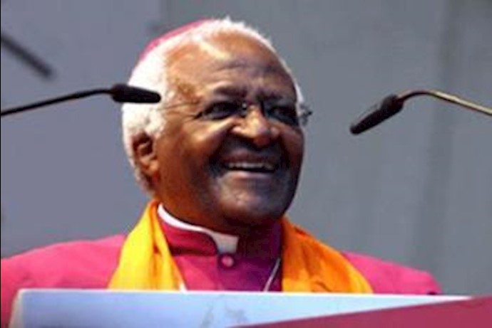 The Most Reverend Desmond Tutu voiced support for Ashraf residents and grand gathering of Iranians in Paris