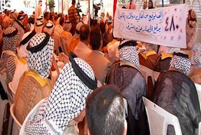 Sheikhs in Diyala Province declare support of 480,000 Diyala residents for PMOI and residents of Camp Ashraf