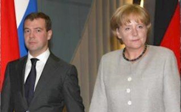 Merkel, Medvedev to discuss Iran at talks in Germany