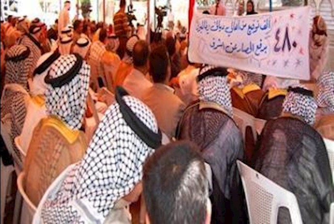 480,000 Diyala Province inhabitants called for removal of Ashraf siege and assuming Ashraf protection by the United Nations