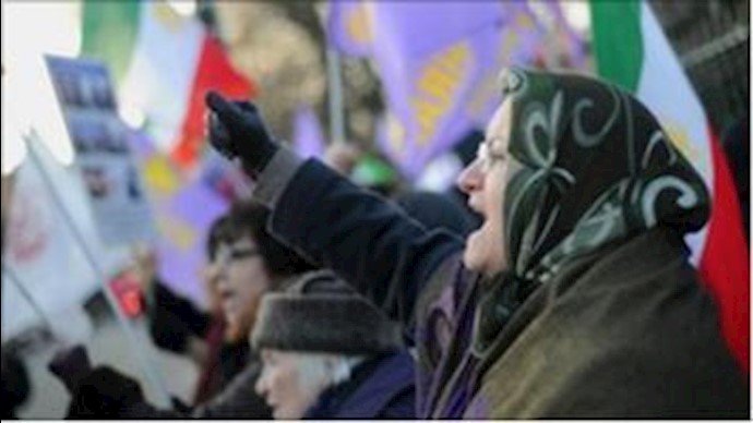Women protest in aid of Camp Ashraf refugees