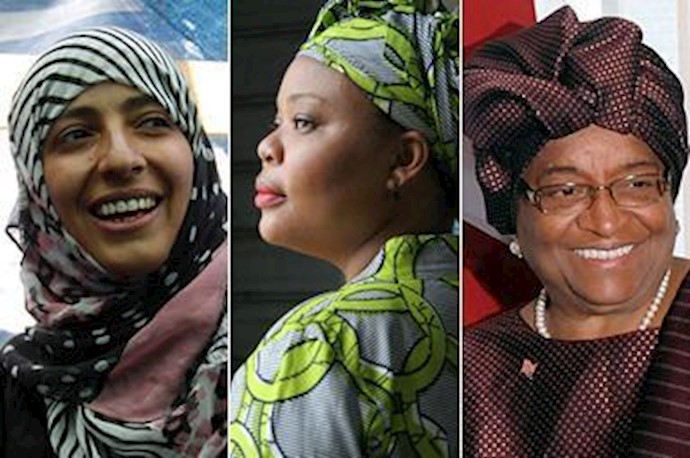 Three women share Nobel Peace Prize