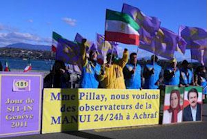 Iranian Resistance supporters enter 7th month of campaign in Geneva