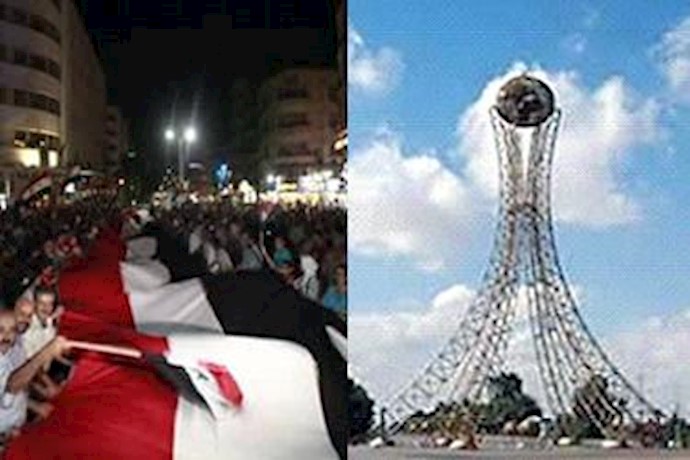 Syrian demonstrators establish Iran-Syria Friendship Committee, announce support for Ashraf