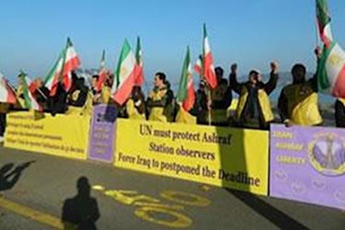 Day 208 of Iranian Resistance supporters’ sit-in outside UN in Geneva