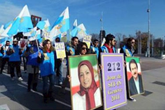 Ashraf supporters stage 212th consecutive day of Geneva sit-in