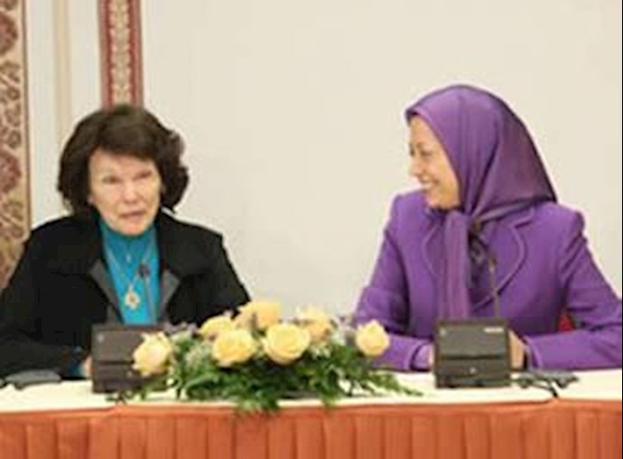 Maryam Rajavi expresses her condolences on death of Danielle Mitterrand