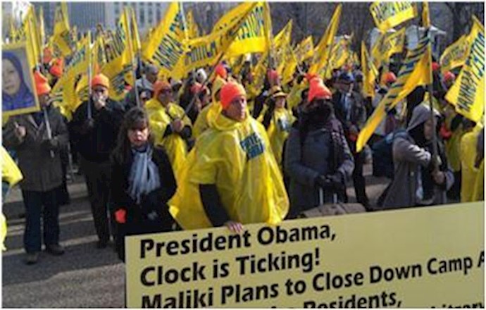 White House talks on Iraq’s Camp Ashraf draw protesters