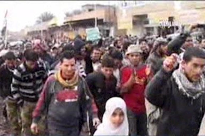 Iraq: al-Sha’ab region residents demonstrate against Maliki government