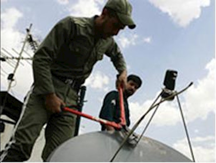 Satellite dishes confiscated to prevent access to information