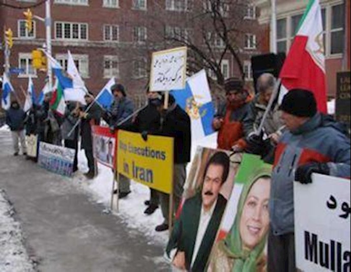 Ottawa demo – Int’l campaign in support of Iranian uprising and Ashraf