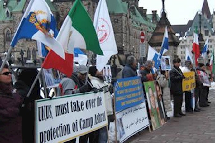 Worldwide campaign in solidarity with Iran uprisings, support of Ashraf – Ottawa