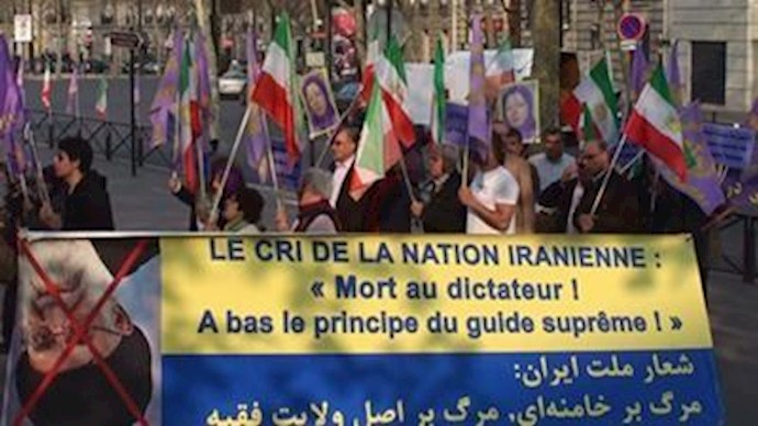 36th day of sit-in outside mullahs’ Paris embassy 36th day of sit-in outside mullahs’ Paris embassy