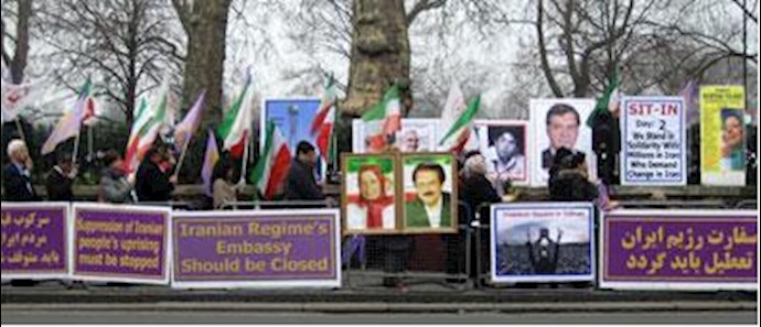 British papers cover opposition demos against Iranian regime