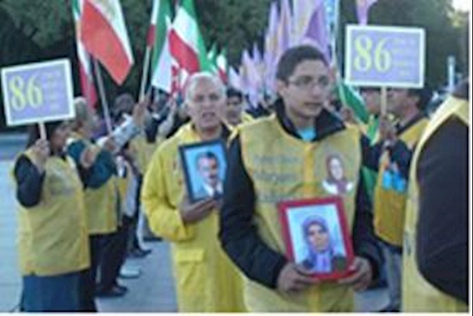 Geneva: 86th day of sit-in supporting Ashraf