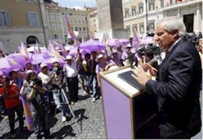 Senator Torricelli in Rome plead for the protection of Ashraf