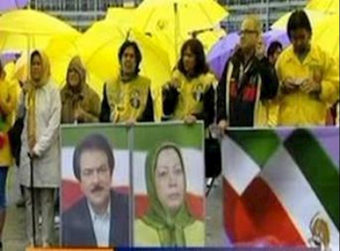 Brussels: Iranian Resistance supporters stage gathering outside EU headquarters demanding protection for Ashraf