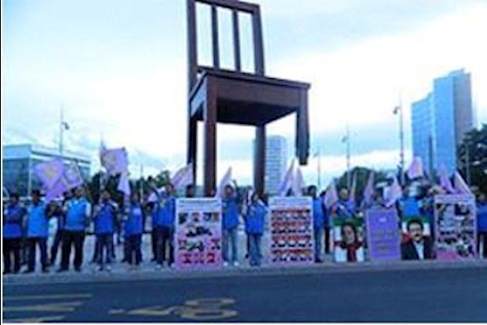 Ashraf residents’ family members stage 142nd day of sit-in outside UN HQ-Geneva Ashraf residents’ family members stage 142nd day of sit-in outside UN HQ-Geneva