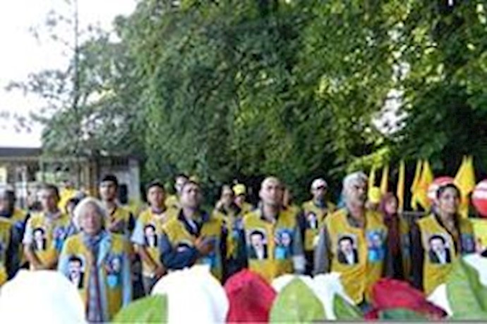 Geneva: Protest sit-in outside UN HQ in support of Ashraf