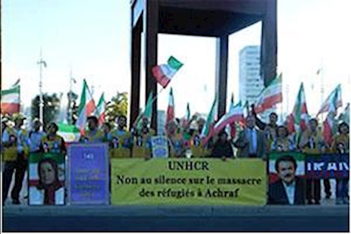 Geneva: Iranian Resistance supporters continue sit-in outside UN office