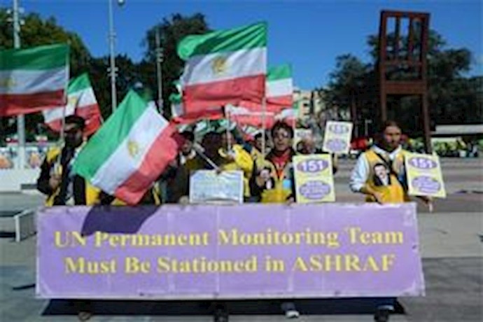 Geneva: Iranian Resistance supporters’ protest for protection of Ashraf Camp enters its sixth month