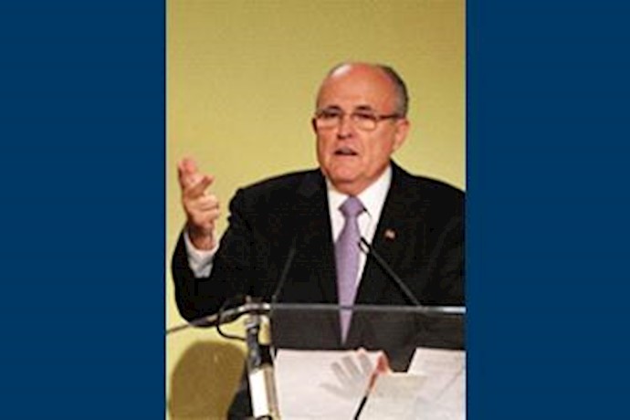 Mayor Rudy Giuliani – Camp Ashraf, Time for Action Has Come