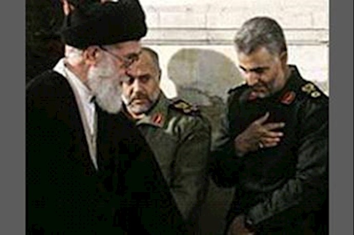  'Khamenei along with Suleimani'