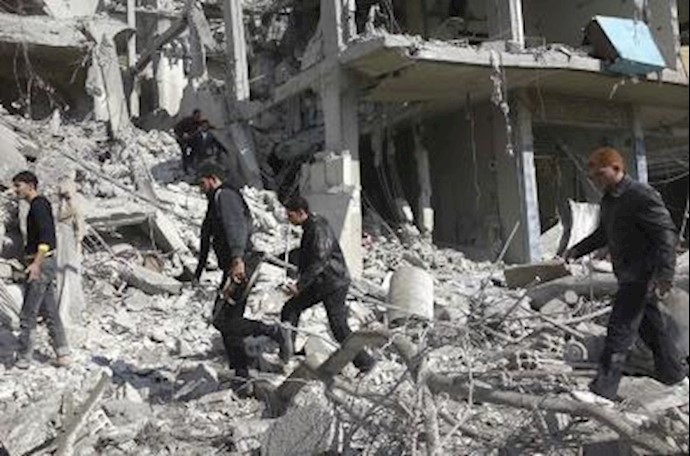 Syrian jets ’bombard’ Damascus suburbs