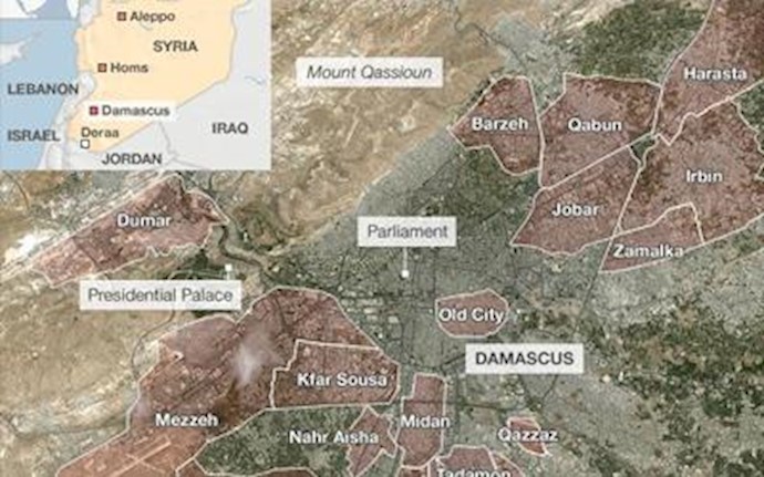 Two mortars hit information ministry in Damascus: SANA