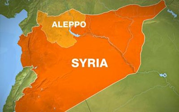 Syria army quits base on strategic Aleppo road