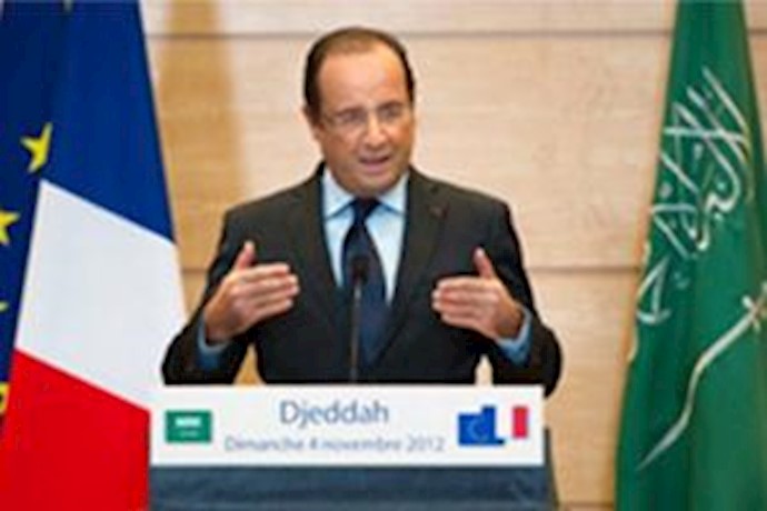 French president discusses Syria, Iran in Saudi Arabia