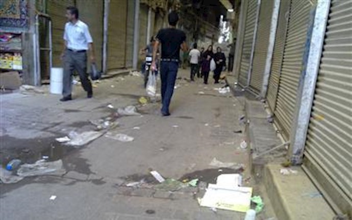 Tehran Bazaar on 4th day of strike
