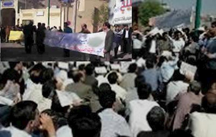 Mazandaran textile factory workers protest outside Iran’s Majlis
