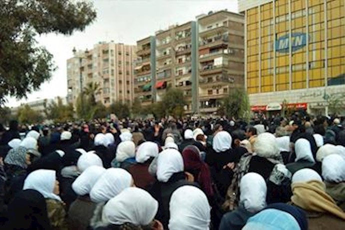 Frustrated Protesters Fill the Streets in Syria’s Capital