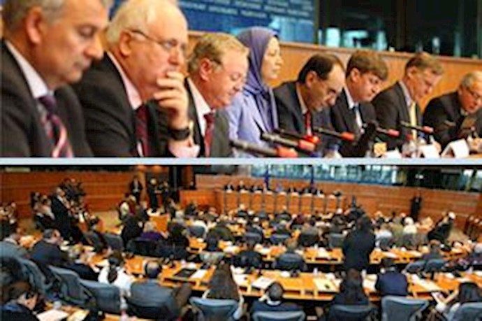  'Maryam Rajavi joined by US, European political dignitaries at conference in European Union calling for Ashraf protection'