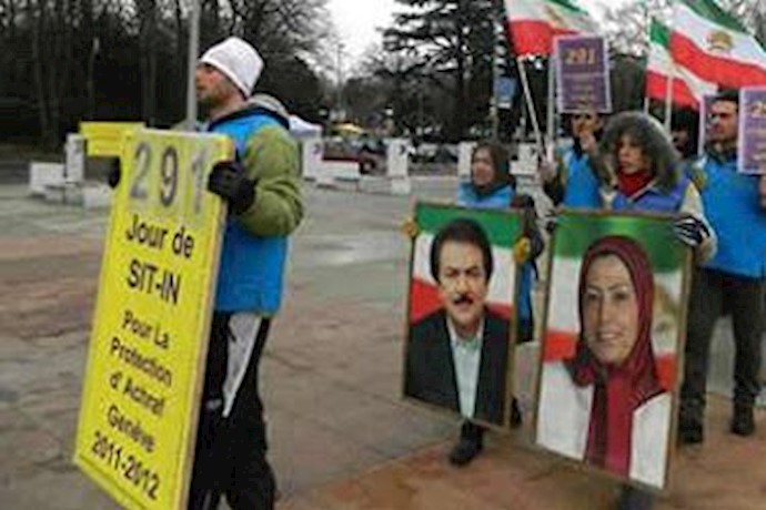Day 291 of Geneva sit-in calling for Ashraf residents’ rights