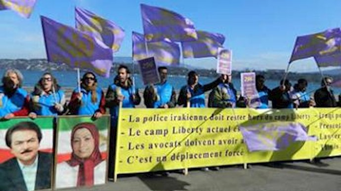 Ashraf supporters in Geneva near 300 days of continuous sit-in