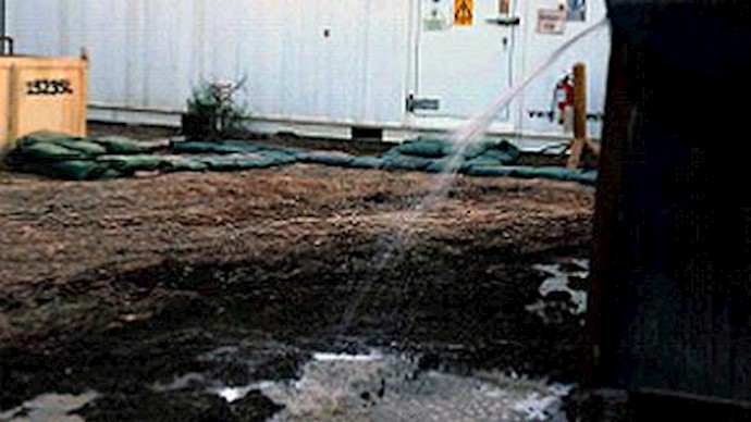  'Sewage tank punctured in Liberty'